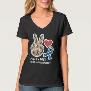 Friedensliebe Hoffnung Kindesmissbrauch Bewusstsei T-Shirt