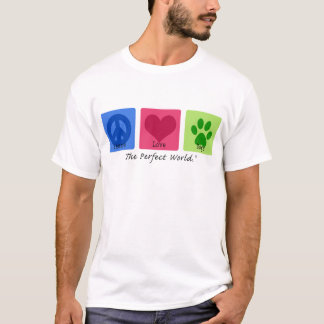 FriedensLiebe-Hunde T-Shirt