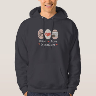 FriedensLiebe-Journalismus-Pullover Hoodie