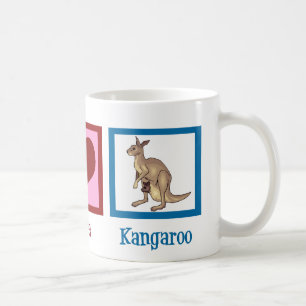 FriedensLiebe-Känguru Kaffeetasse