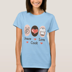 FriedensLiebe-Koch-Wecker-T-Shirt T-Shirt