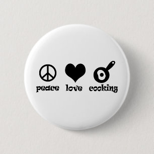 FriedensLiebe-Kochen! Button