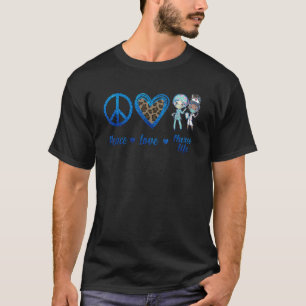 Friedensliebe Krankenpfleger Leben Krankenpfleger T-Shirt