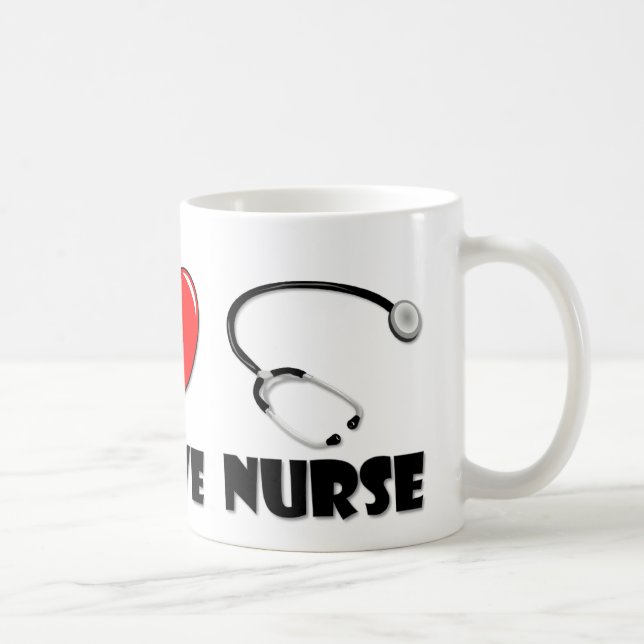 FriedensLiebe-Krankenschwester Kaffeetasse (Rechts)