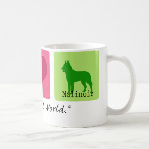 FriedensLiebe Malinois Kaffeetasse
