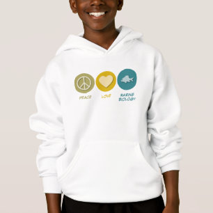 FriedensLiebe-Marinebiologie Hoodie