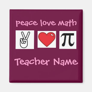 FriedensLiebe-Mathe-kundenspezifischer Magnet