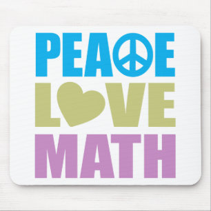 FriedensLiebe-Mathe Mousepad