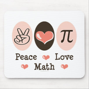 FriedensLiebe-Mathe Mousepad