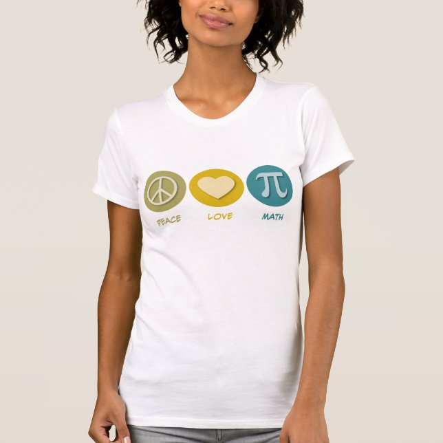 FriedensLiebe-Mathe T-Shirt (Vorderseite)