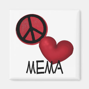 FriedensLiebe Mema Magnet