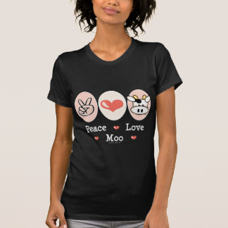 FriedensLiebe-MOO-Kuh-T-Shirt T-Shirt