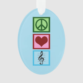 FriedensLiebe-Musik-Chor-Band-Musiker Ornament