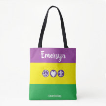 FriedensLiebe-Parade-Taschen-Tasche Karneval NOLA