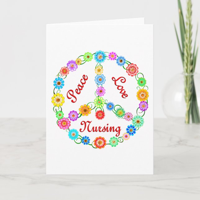 FRIEDENSLiebe-PFLEGE Karte (Vorderseite)