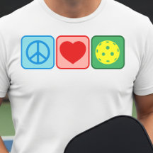Friedensliebe Pickleball Männer Frauen Minimalisti