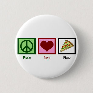 FriedensLiebe-Pizza Button