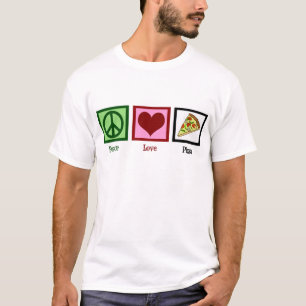 FriedensLiebe-Pizza T-Shirt