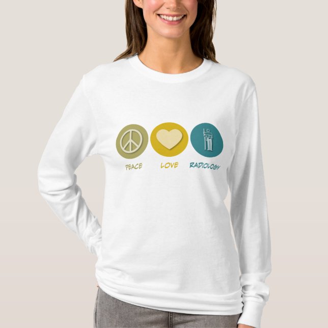 FriedensLiebe-Radiologie T-Shirt (Vorderseite)