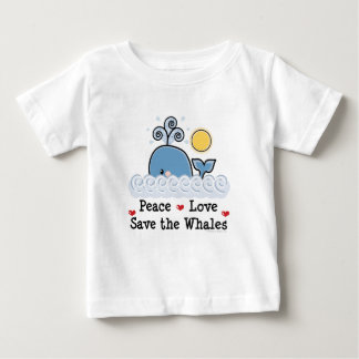 FriedensLiebe retten den Walen Baby-T - Shirt