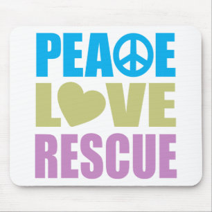FriedensLiebe-Rettung Mousepad