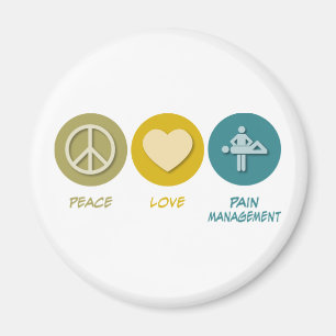 FriedensLiebe-Schmerz-Management Magnet