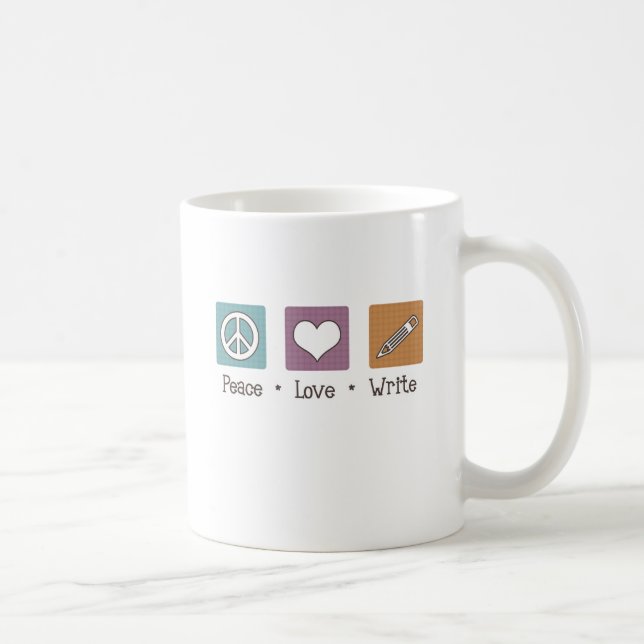 FriedensLiebe schreiben Kaffeetasse (Rechts)
