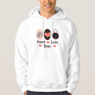 FriedensLiebe-Schüssel-mit Kapuze Sweatshirt