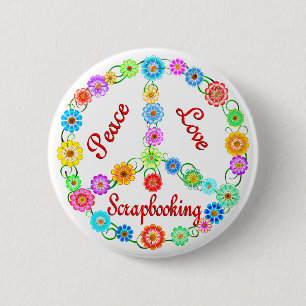 FriedensLiebe Scrapbooking Button