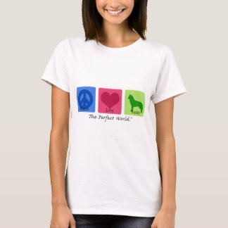 FriedensLiebe-sibirischer Schlittenhund T-Shirt