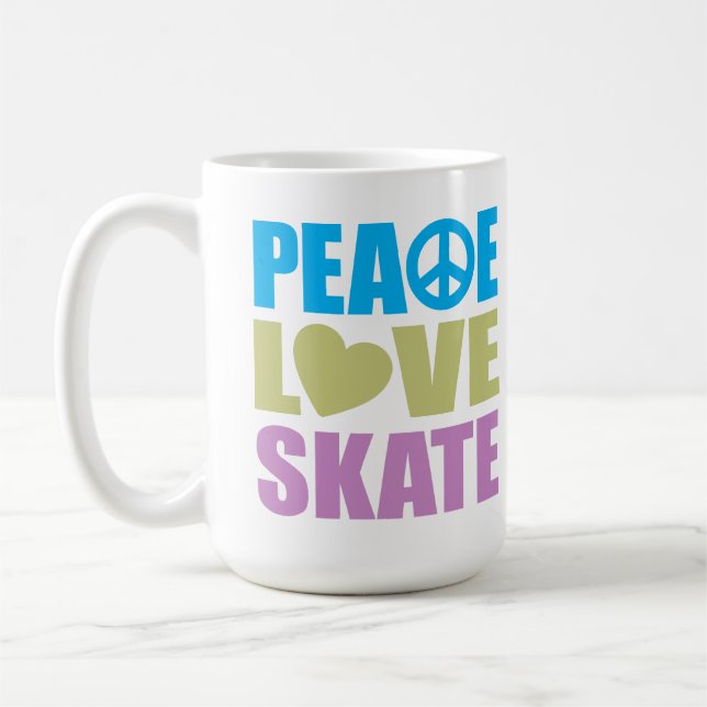 FriedensLiebe-Skate Kaffeetasse (Links)
