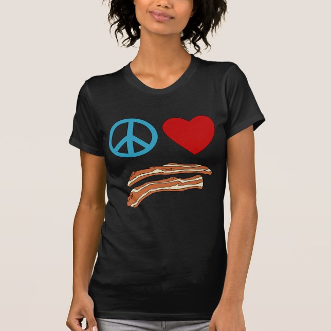 FriedensLiebe-Speck-Symbologie-T-Shirt, Tasse T-Shirt (Vorderseite)