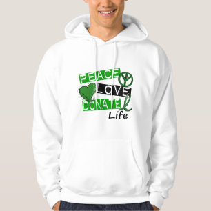 FRIEDENSLiebe SPENDEN DAS LEBEN Hoodie