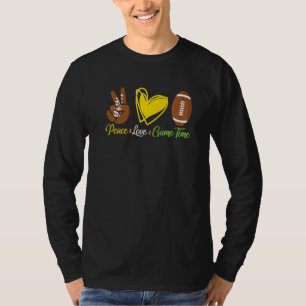 Friedensliebe Spielzeit Fußball  Ich liebe Herz Fu T-Shirt