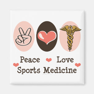 FriedensLiebe-Sport-Medizin-Magnet Magnet