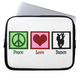 FriedensLiebe-Tanzen Laptopschutzhülle