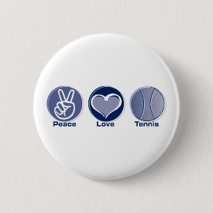 FriedensLiebe-Tennis Button