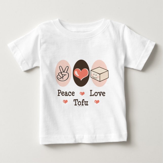FriedensLiebe-Tofu-Baby-T - Shirt (Vorderseite)