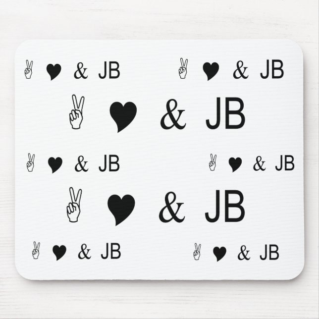 FriedensLiebe u. JB Mousepad (Vorne)
