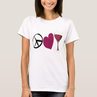 FriedensLiebe u. -wein T-Shirt