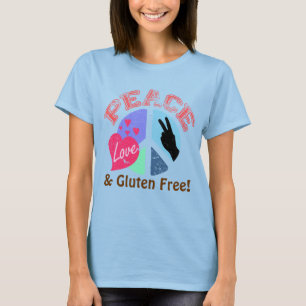 FriedensLiebe und -gluten geben frei T-Shirt