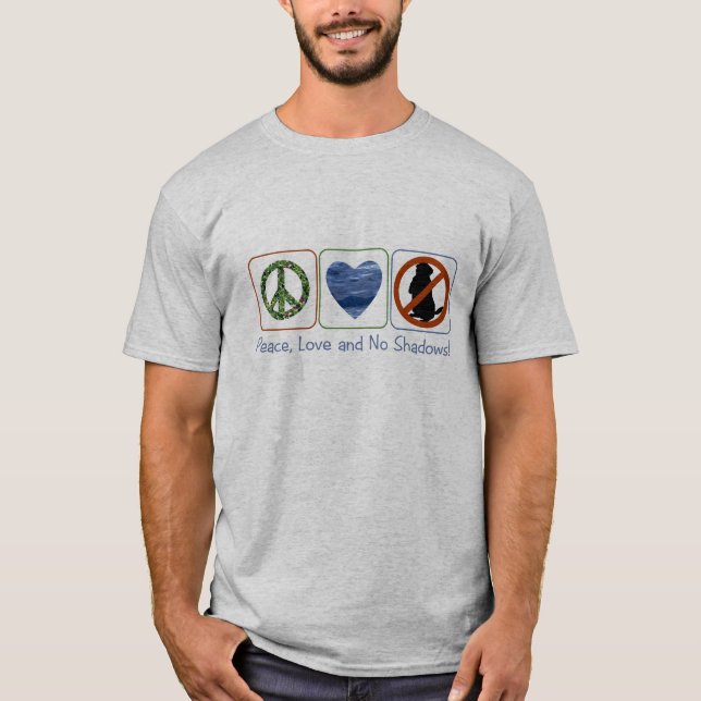 FriedensLiebe und keine Schatten T-Shirt (Vorderseite)