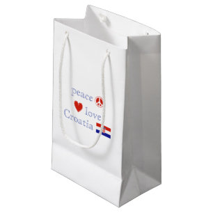 FriedensLiebe und -kroatien Kleine Geschenktüte