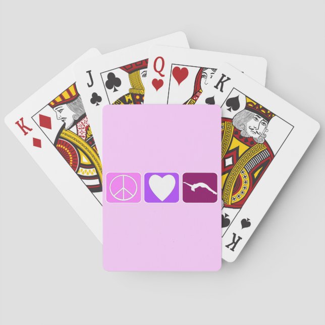 FriedensLiebe und -Tumble Spielkarten (Rückseite)