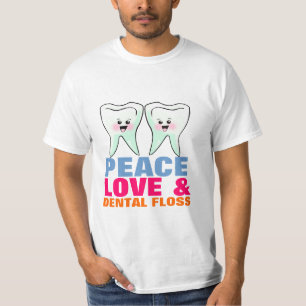 FriedensLiebe und zahnmedizinische Glasschlacke T-Shirt