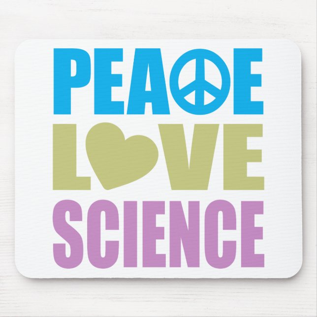 FriedensLiebe-Wissenschaft Mousepad (Vorne)