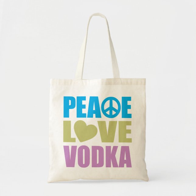 FriedensLiebe-Wodka Tragetasche (Vorne)