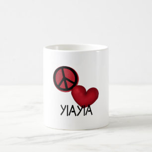 FriedensLiebe YiaYia Kaffeetasse