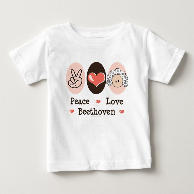 FriedensLiebebeethoven-Baby-T - Shirt (Vorderseite)