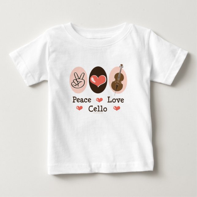 FriedensLiebecello-Baby-T-Shirt Baby T-shirt (Vorderseite)